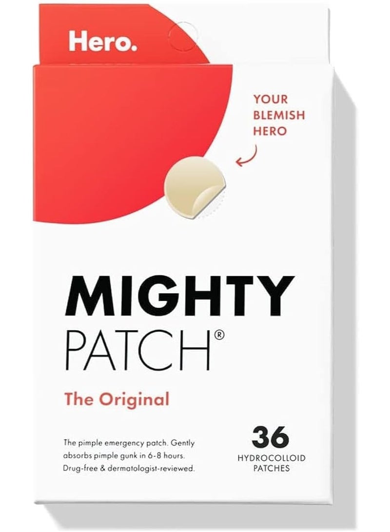 Mighty Patch لصقات هيدروكولود لعلاج حب الشباب 36 قطعة - Image 1