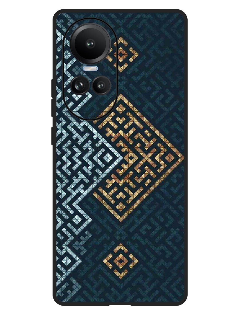 Theodor Protective Case Anti Scratch Shock Proof Bumper Cover For Oppo Reno 10/10 Pro Maze art - Image 1
