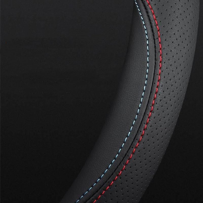 Steering Wheel Cover MG Anti-Slip Leather Superior Grip - Comfortable Driving Protector Sweat-Resistant for Long Road Trips - Image 3