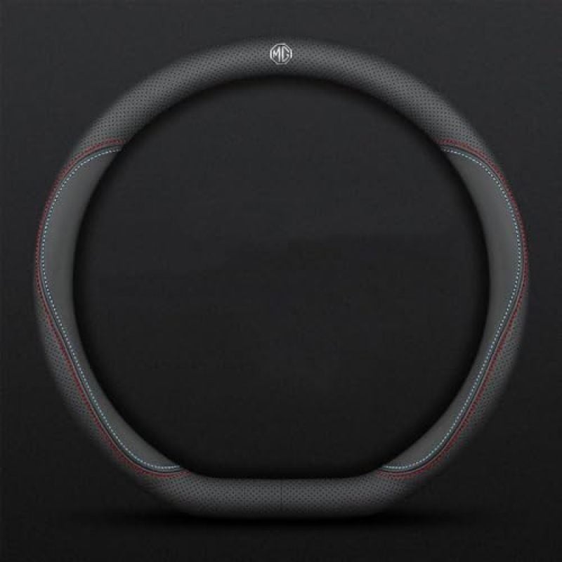 Steering Wheel Cover MG Anti-Slip Leather Superior Grip - Comfortable Driving Protector Sweat-Resistant for Long Road Trips - Image 5