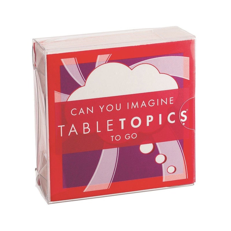 TableTopics Can You Imagine to Go Conversation Cards for Kids to Share Their Ideas 40 Engaging Questions for Quality Family Time Take Anywhere Stocking Stuffer - Image 3
