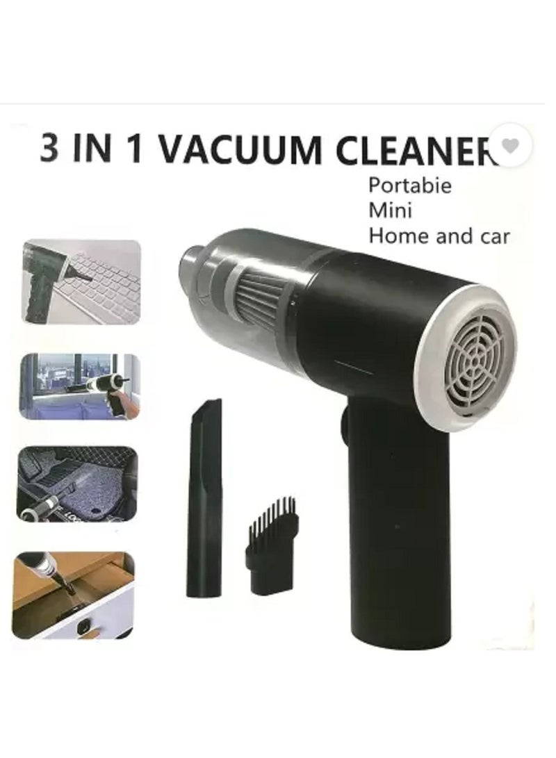 AS-228 مكنسة كهربائية محمولة باليد 3 في 1 مكنسة كهربائية لاسلكية قابلة لإعادة الشحن مكنسة كهربائية 3 في 1 محمولة باليد مكنسة داخلية للسيارة - Image 1