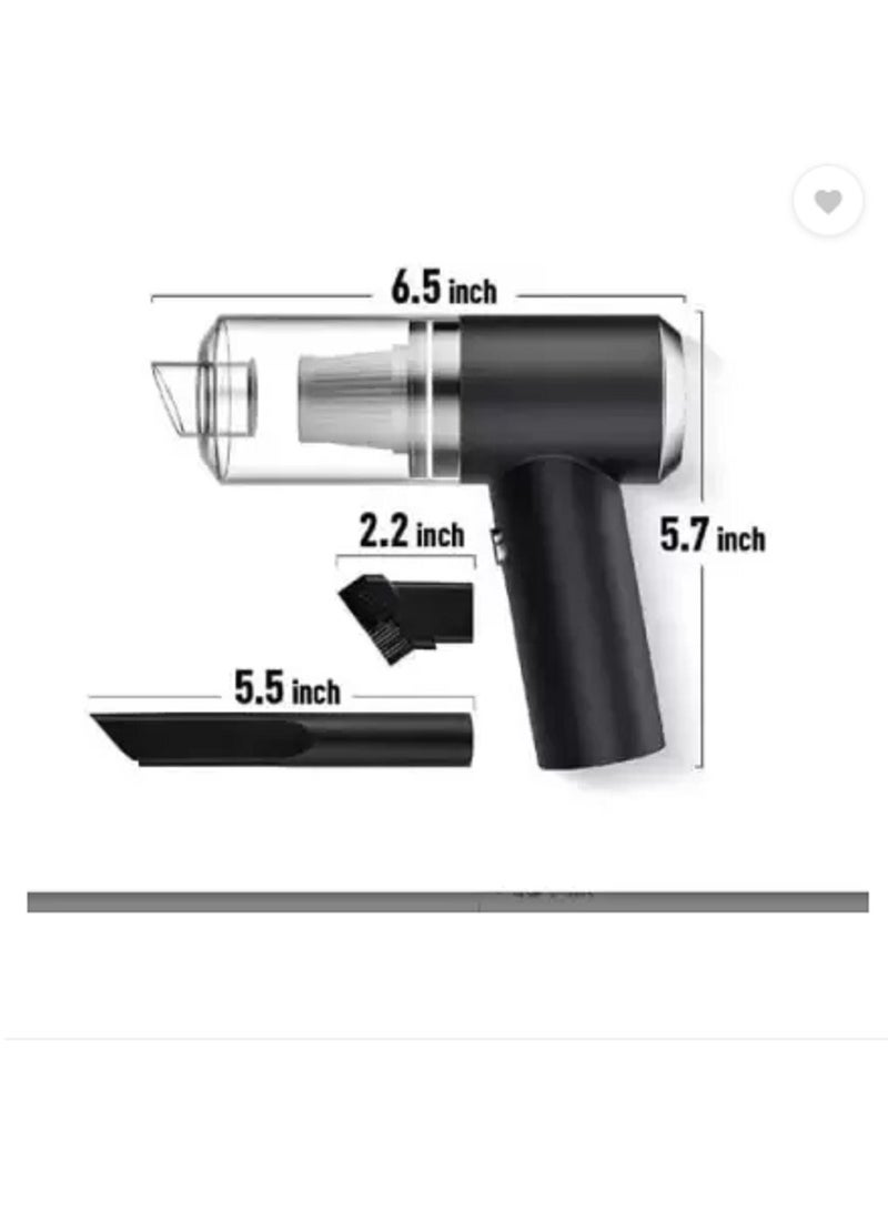AS-228 مكنسة كهربائية محمولة باليد 3 في 1 مكنسة كهربائية لاسلكية قابلة لإعادة الشحن مكنسة كهربائية 3 في 1 محمولة باليد مكنسة داخلية للسيارة - Image 3