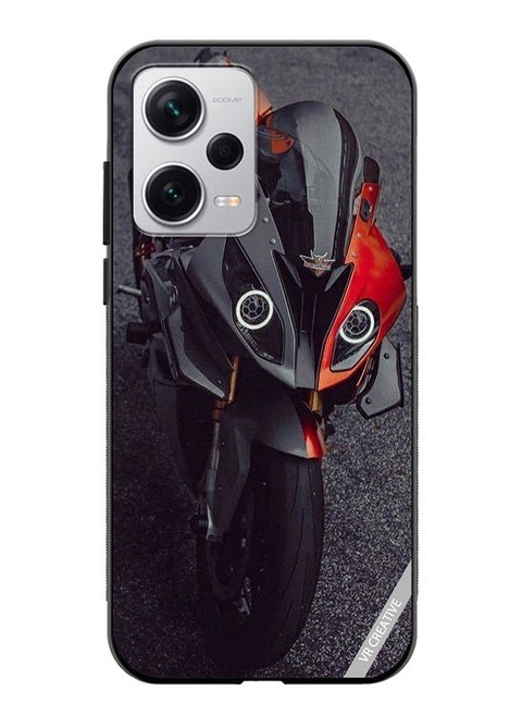 Protective Case Cover For Xiaomi Redmi Note 12 Pro Plus Bike Design Multicolour