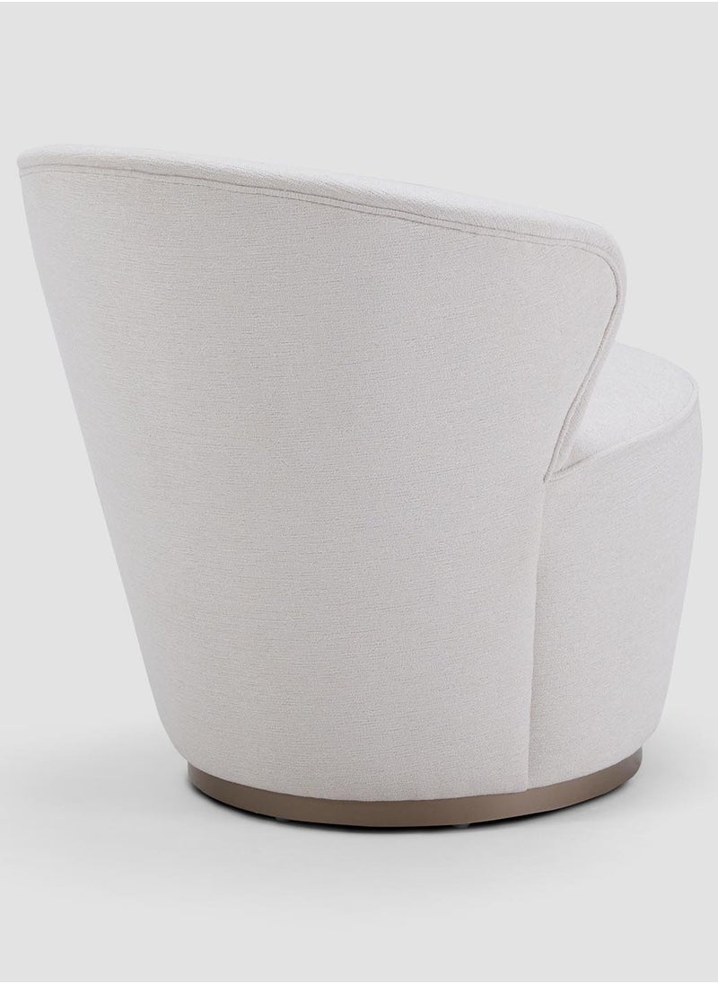 AL HUZAIFA FURNITURE - Majory Dining Chair, Fully Upholstered With Stainless Steel Legs - Image 1