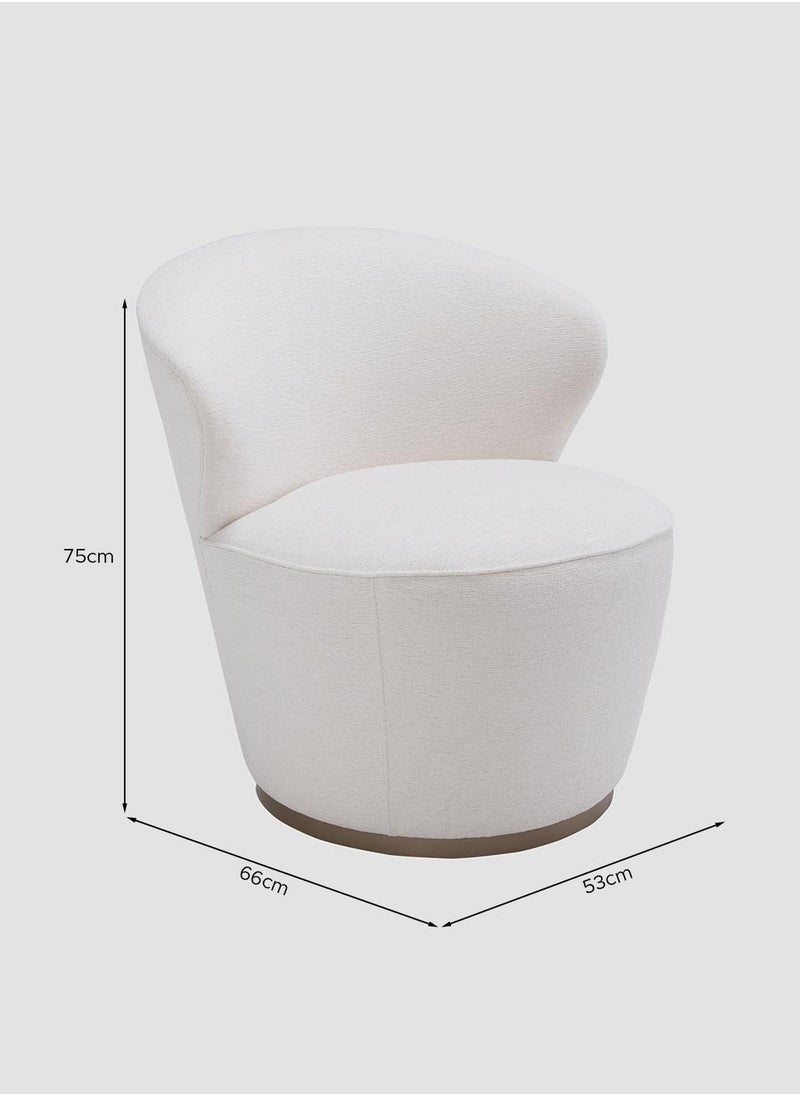 AL HUZAIFA FURNITURE - Majory Dining Chair, Fully Upholstered With Stainless Steel Legs - Image 1