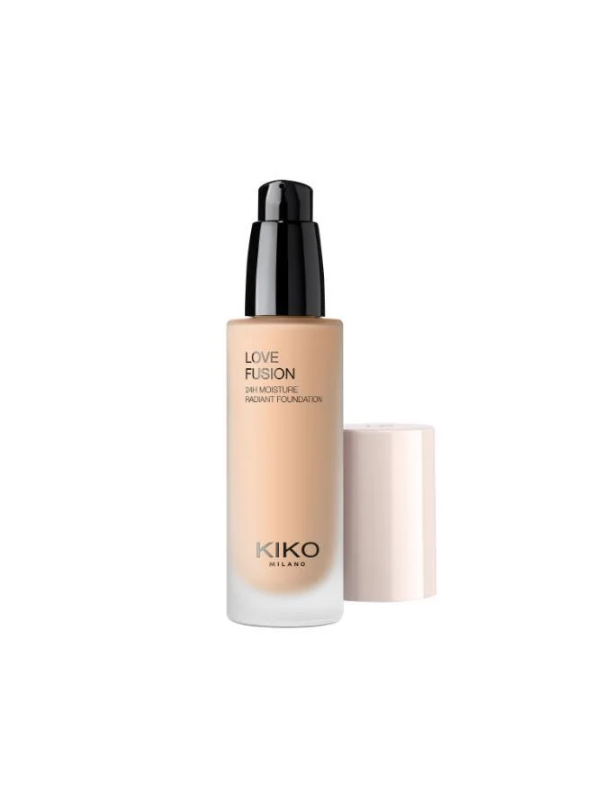 Kiko Milano NEUTRAL GOLD LOVE FUSION 24H MOISTURE RADIANT FOUNDATION for Women | Best Price UAE