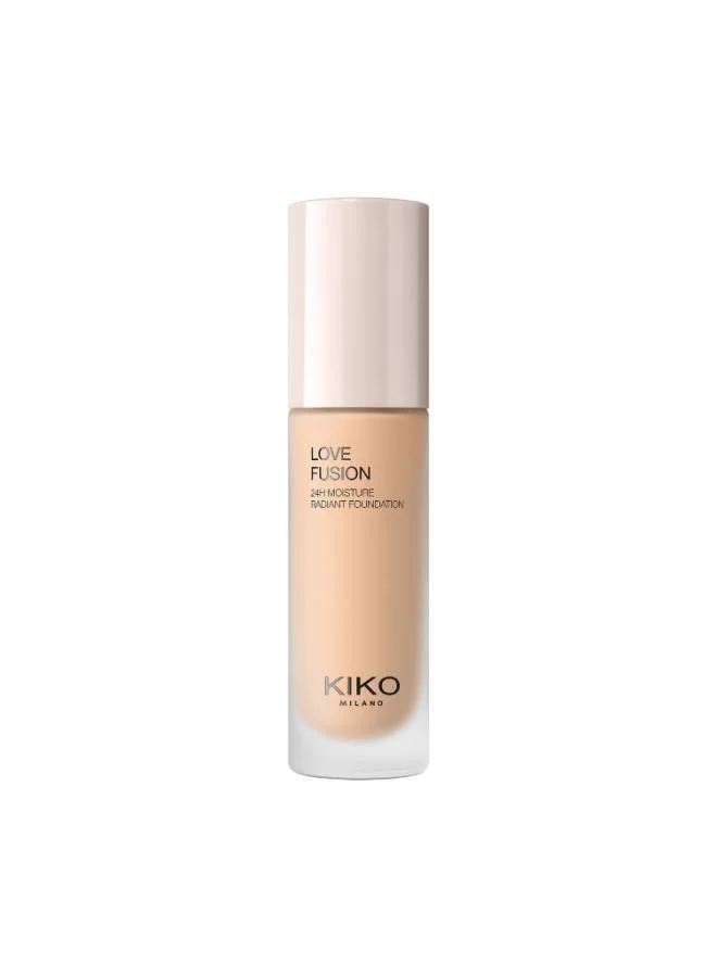 Kiko Milano NEUTRAL GOLD LOVE FUSION 24H MOISTURE RADIANT FOUNDATION for Women | Best Price UAE