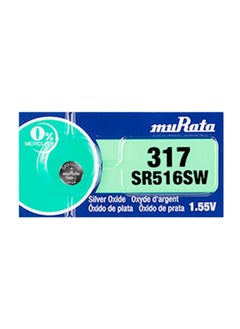 muRATA 1 Piece 317 Battery SR516SW 1.55V Silver Oxide 