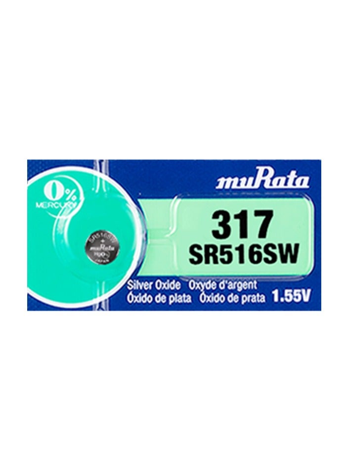 1 Piece 317 Battery SR516SW 1.55V Silver Oxide
