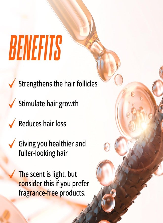 Abera Hair Growth Serum for Hair Loss, Natural Hair Regrowth Treatment for Hair & Beard with Biotin & Castor Oil - Image 3