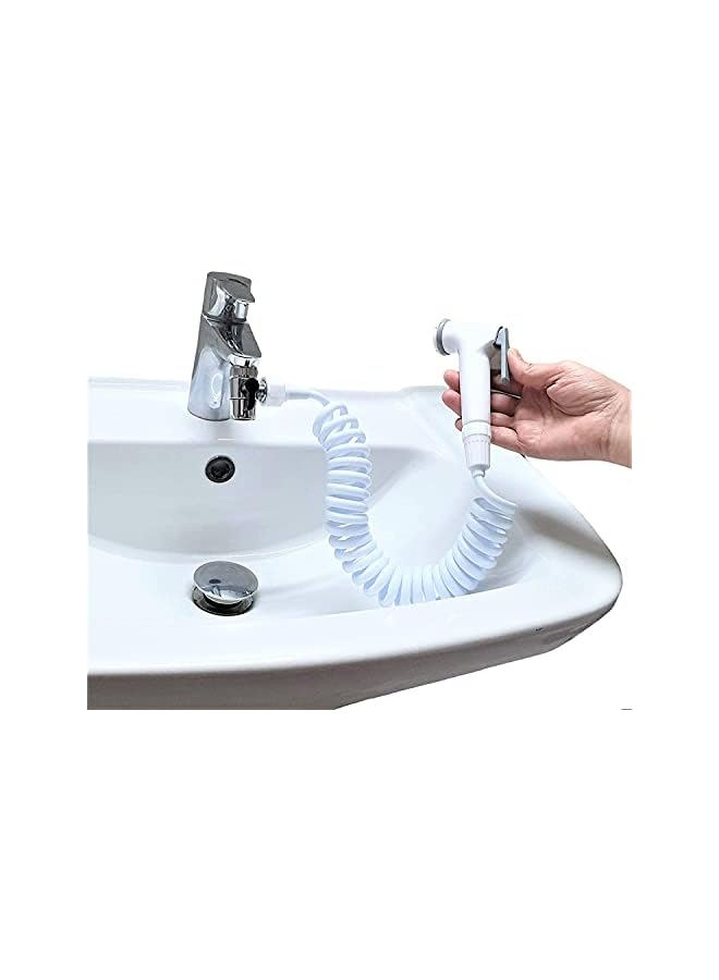 The Bros Portable Travel Shattaf with Faucet Adapter - Image 3