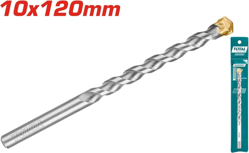 TOTAL Masonry Drill Bit 10mm x 120mm - Image 2