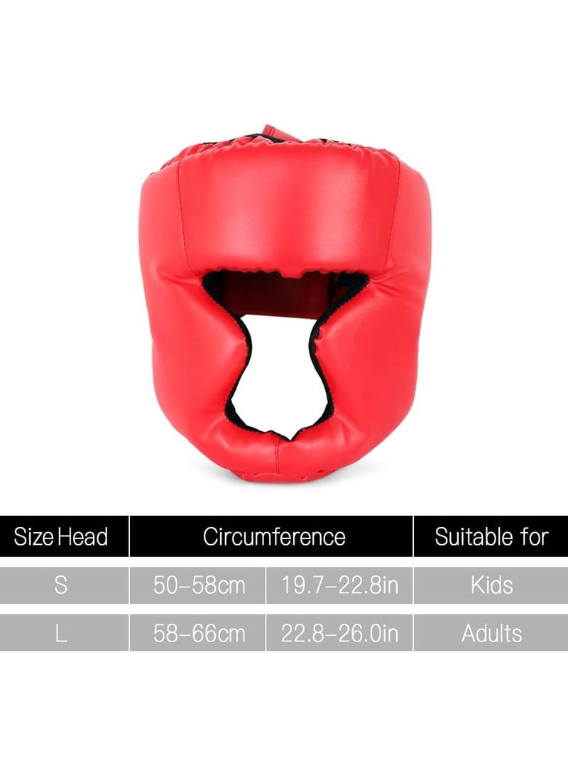 Headgear, Kickboxing Head Gear for Adults/Kids MMA Training Sparring Martial Arts Boxing Helmet(L Size) - Image 5