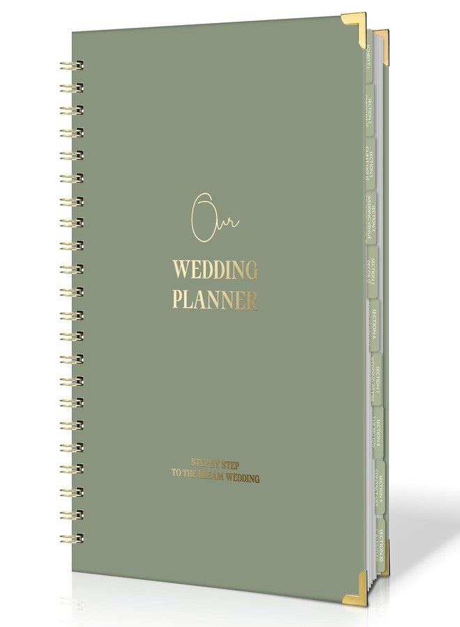 BIROYAL Wedding Planner Book and Organizer - A4 Wedding Planning Book with Checklist, Calendar & Tips - Makes Your Countdown Planning Easy - Engagement Gifts for Newly Engaged Couples, Future Brides & Grooms - Image 1