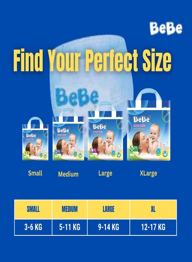 بي بي حفاضات بيبي للأطفال - عبوة كبيرة من قطعة واحدة، 9-14 كجم، حماية ثلاثية من التسرب وراحة إضافية (26 قطعة، مقاس كبير) - Image 5