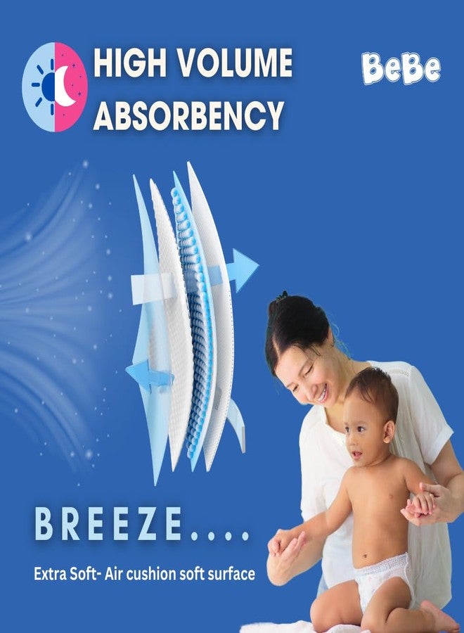 بي بي حفاضات بيبي للأطفال - عبوة كبيرة من قطعة واحدة، 9-14 كجم، حماية ثلاثية من التسرب وراحة إضافية (26 قطعة، مقاس كبير) - Image 3
