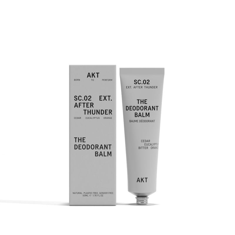 AKT Deodorant Balm 1.7 Fl Oz, Natural Deodorant for Men and Women, Award-Winning, Multi-use, Cream Deo Without Aluminum, Sc.02 After Thunder, Plastic Free, All Genders - Image 1