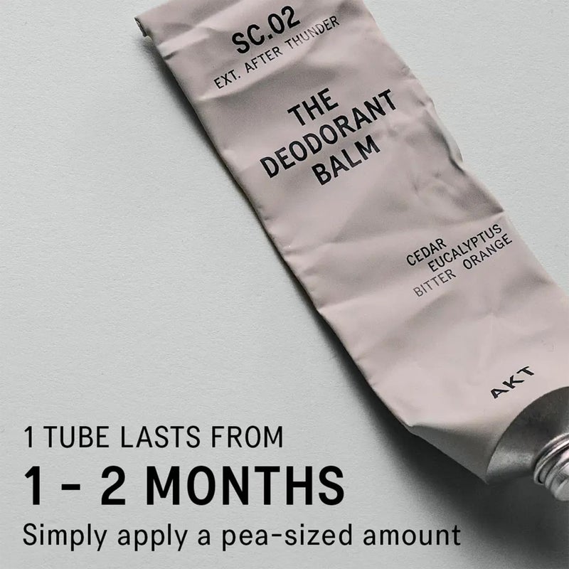 AKT Deodorant Balm 1.7 Fl Oz, Natural Deodorant for Men and Women, Award-Winning, Multi-use, Cream Deo Without Aluminum, Sc.02 After Thunder, Plastic Free, All Genders - Image 3