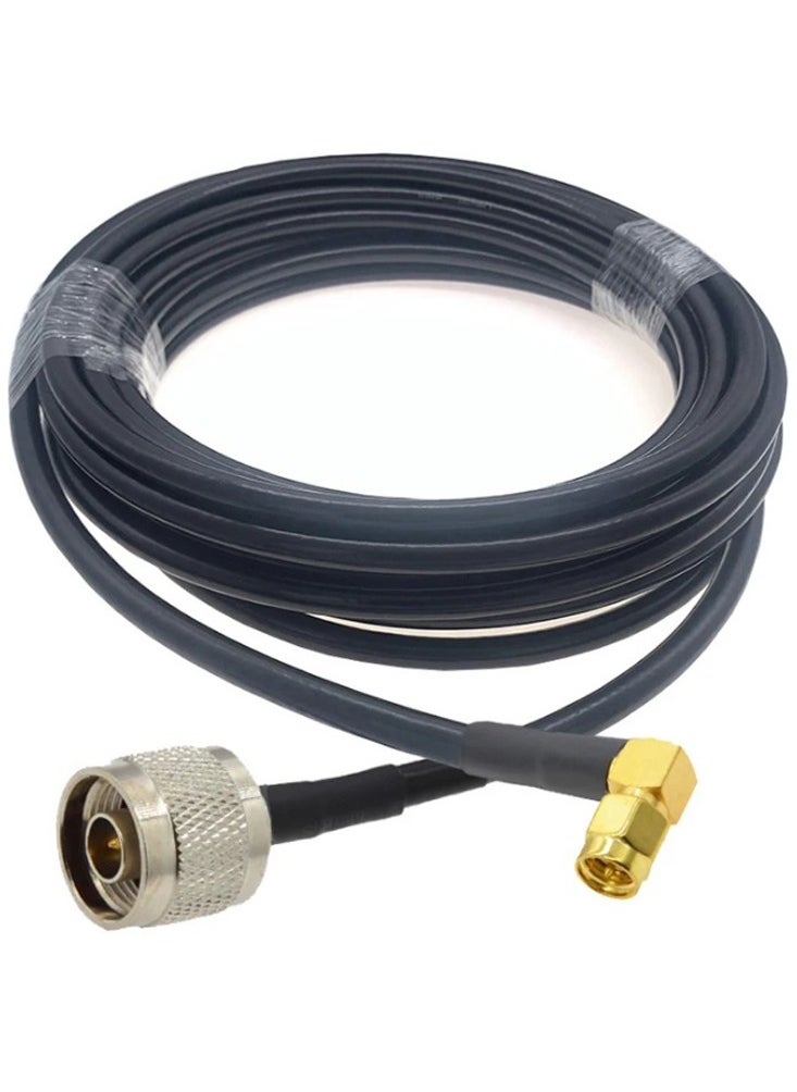 Ohm OHM N-Type Male to SMA Male 90-degree antenna cable - RG223 - 50Ohm 