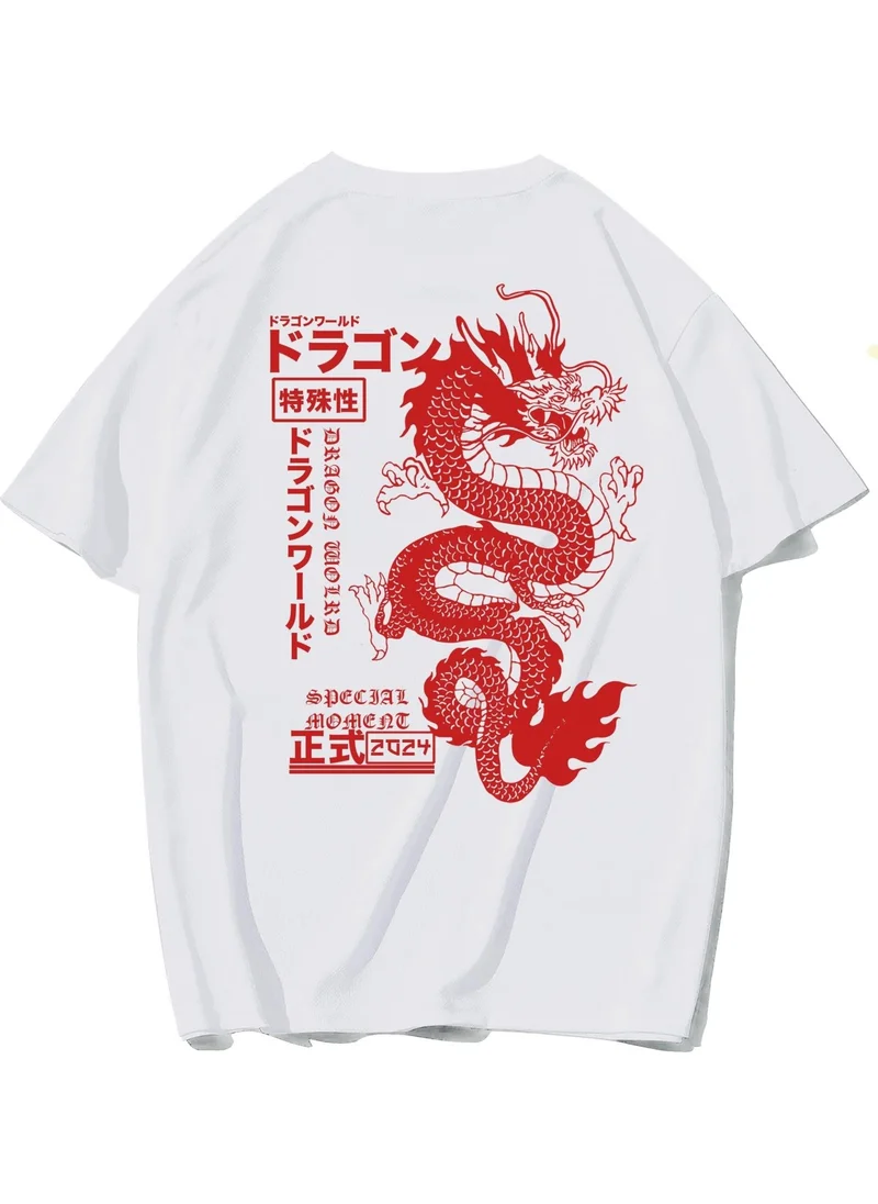 بي ار زد كولكشن Oversize Dragon World T-Shirt