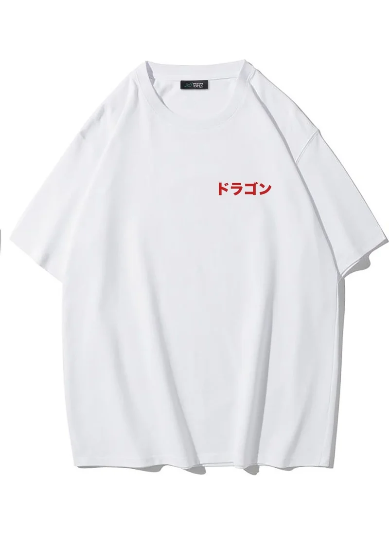 بي ار زد كولكشن Oversize Dragon World T-Shirt