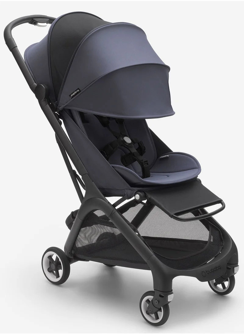 Bugaboo Butterfly Ultra Compact Travel Pram, Small And Lightweight, One - Handed Foldable And Easy To Steer, Ergonomic City Pram For Babies From 6 Months , With Lots of Storage Space, Stormy Blue