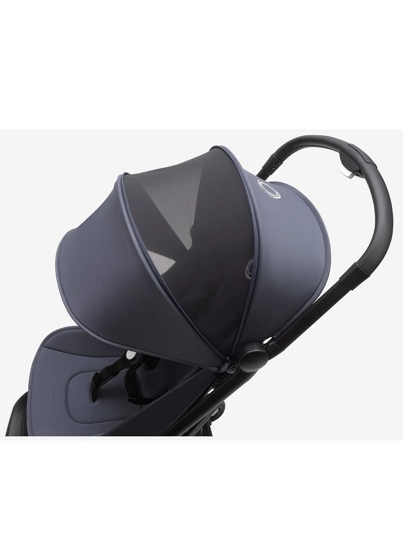 Bugaboo Butterfly Ultra Compact Travel Pram, Small And Lightweight, One - Handed Foldable And Easy To Steer, Ergonomic City Pram For Babies From 6 Months , With Lots of Storage Space, Stormy Blue