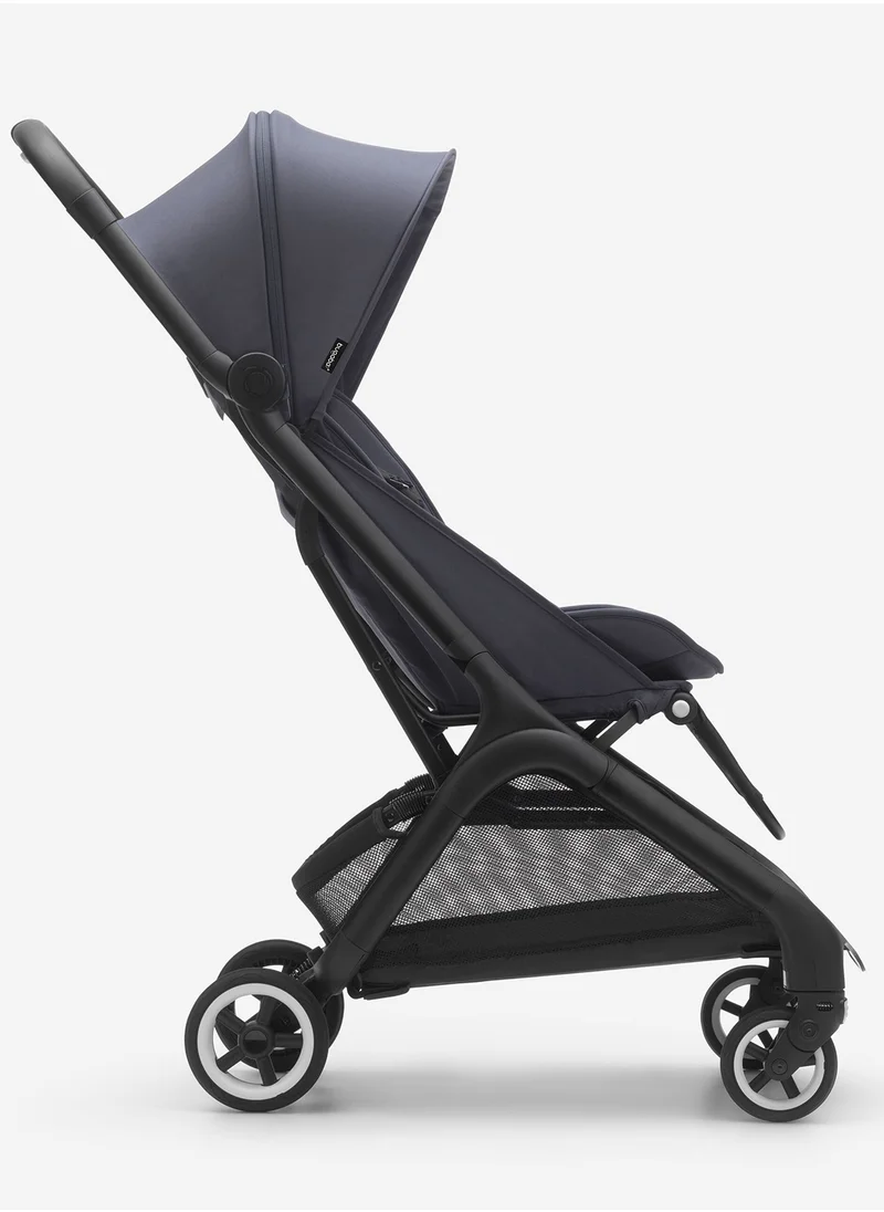 Bugaboo Butterfly Ultra Compact Travel Pram, Small And Lightweight, One - Handed Foldable And Easy To Steer, Ergonomic City Pram For Babies From 6 Months , With Lots of Storage Space, Stormy Blue