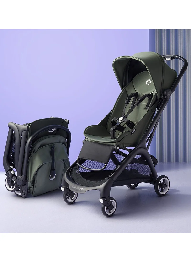 Bugaboo Butterfly Ultra Compact Travel Pram, Small And Lightweight, One - Handed Foldable And Easy To Steer, Ergonomic City Pram For Babies From 6 Months , With Lots of Storage Space, Stormy Blue