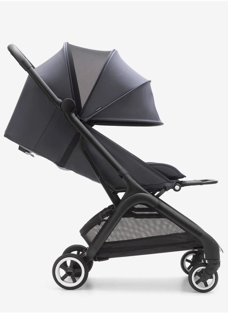 Bugaboo Butterfly Ultra Compact Travel Pram, Small And Lightweight, One - Handed Foldable And Easy To Steer, Ergonomic City Pram For Babies From 6 Months , With Lots of Storage Space, Stormy Blue