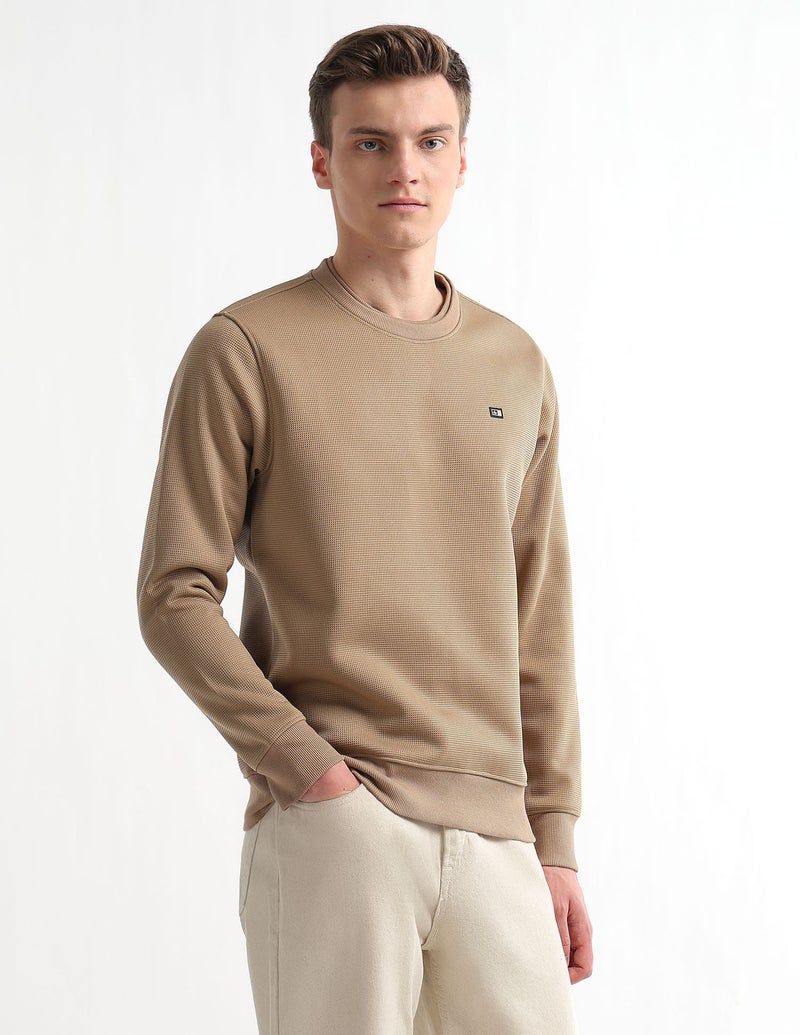 Arrow Textured Regular Fit Sweatshirt - Image 4