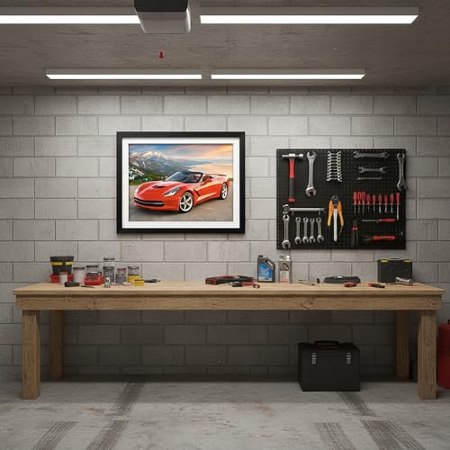 NIHOJIUMA NIHO-JIUMA Diamond Painting Kits Sports Car, DIY 5D Full Drill Diamond Art Gift for Adult/Teen, Home Decoration (30 X 40 cm / 12 X 16 inches) - Image 5