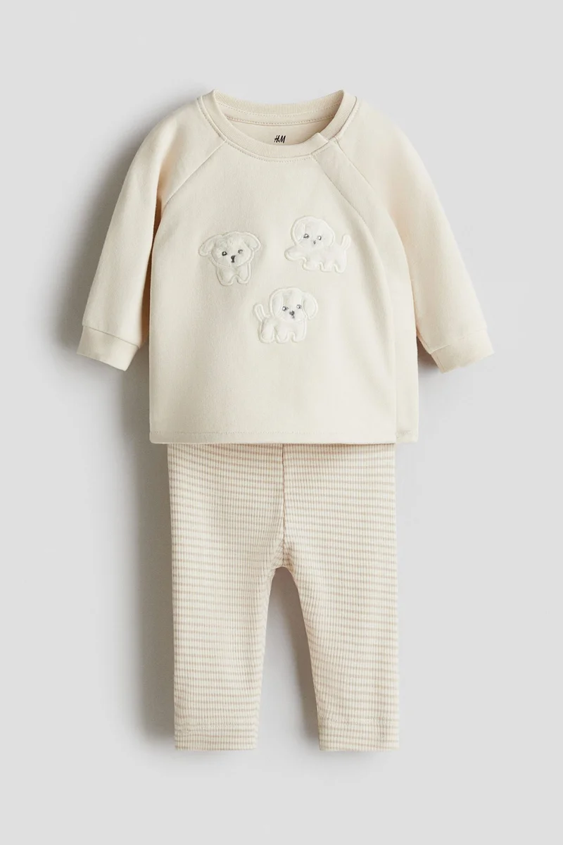 H&M 2-piece cotton set