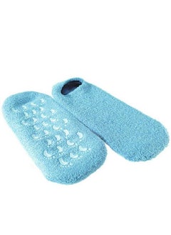 Moisturizing Gel Socks - (Helps Dry Feet, Cracked Heels, Dry Heels, Rough Calluses, Cuticles, Dead Skin, Use with Your Favorite Lotions, Creams or Spa Pedicure) - Color: Aqua - pzsku/Z3DB0E68795CD825AD456Z/45/_/1686690764/4a03b3b1-a58d-47b6-8276-7f80c9805dbc