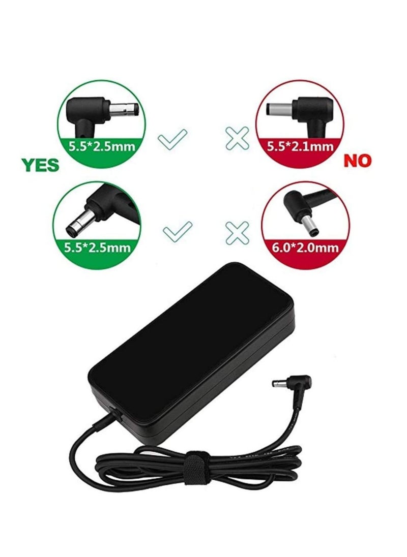 Max Power New 19.5V 6.32A 120W PA-1121-28 A15-120P1A AC Charger for Asus ROG GL551J GL552VW GL553V GL752VW GL753VE N550JK N550JX ZX53VW FX53VD G56JK N56JR Laptop Adapter Power Supply  - Image 2