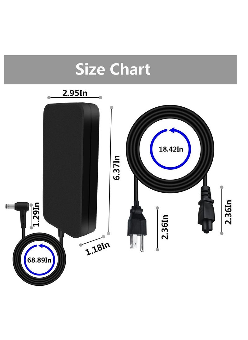 Max Power New 19.5V 6.32A 120W PA-1121-28 A15-120P1A AC Charger for Asus ROG GL551J GL552VW GL553V GL752VW GL753VE N550JK N550JX ZX53VW FX53VD G56JK N56JR Laptop Adapter Power Supply  - Image 3