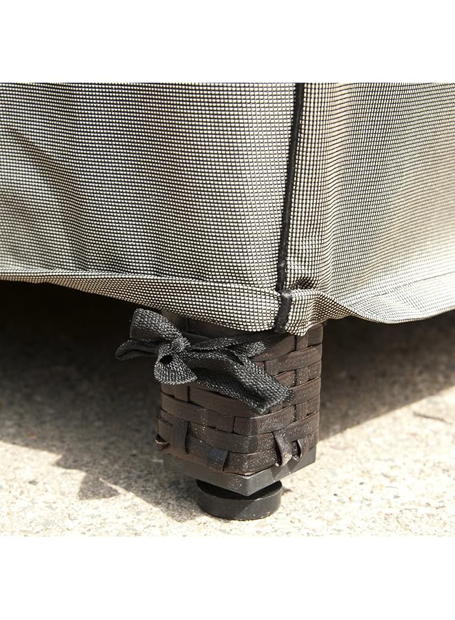 erorex P3A01Pm1 English Garden Patio Sofa Cover Heavy Duty And Waterproof Small Tan Tweed - Image 4