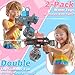KIZJORYA 2 Pack Electric Water Guns for Adults Kids Automatic Water Gun Toys for Kids Ages 48 812 Large Capacity High Power 36ft UltraLong Range Summer Pool Outdoor Beach Water Toys for Boys Girls - Image 2