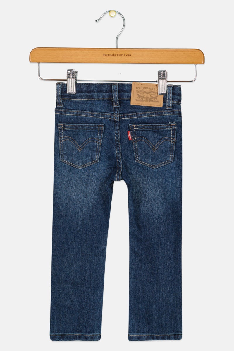 Levi's جينز ديميم مغسول للفتيات الصغيرات، أزرق - Image 3