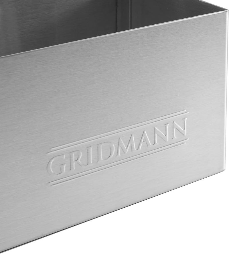 GRIDMANN 22-inch Double Tier Speed Rail - Stainless Steel Liquor Bottle Holder Rack for Bars - Image 5