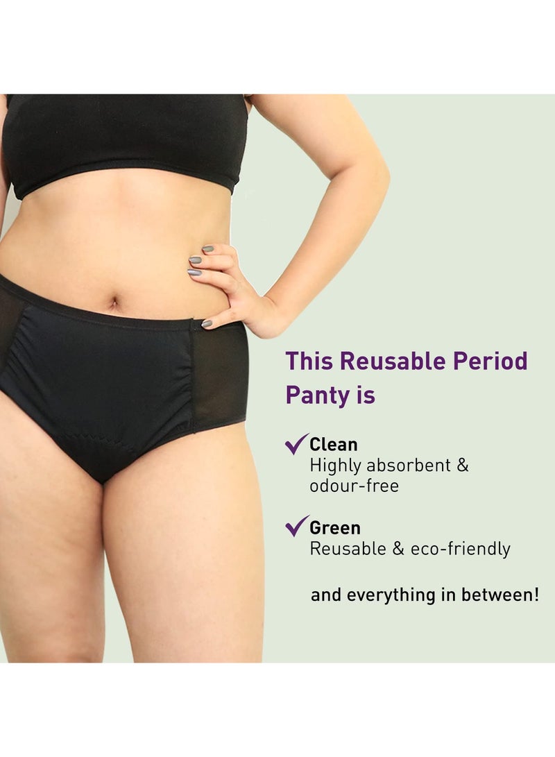 Sirona Reusable Period Panties for Women – Large Size | Leak Proof Protection for Periods | For Postpartum Bleeding, Urinary Incontinence & Vaginal Discharge - Image 3