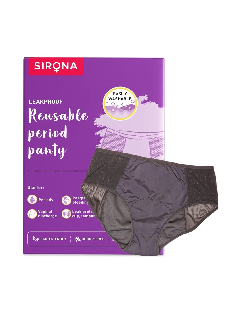 Sirona Reusable Period Panties for Women – Large Size | Leak Proof Protection for Periods | For Postpartum Bleeding, Urinary Incontinence & Vaginal Discharge - Image 1