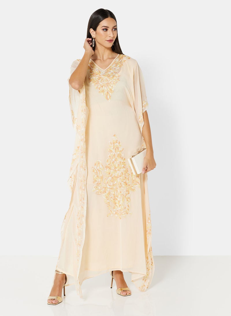 ARABIAN CLOSET EMBROIDERED KAFTAN  - Image 3