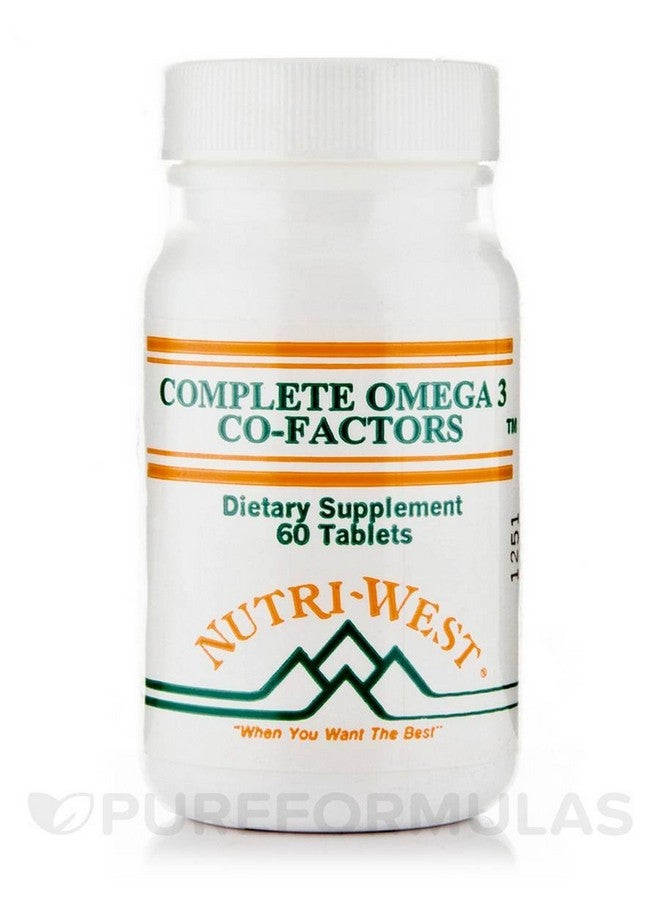 Nutri-West Complete Omega-3 Co-Factors (Adult Formula) - 60 Tablets by Nutri West  - Image 2