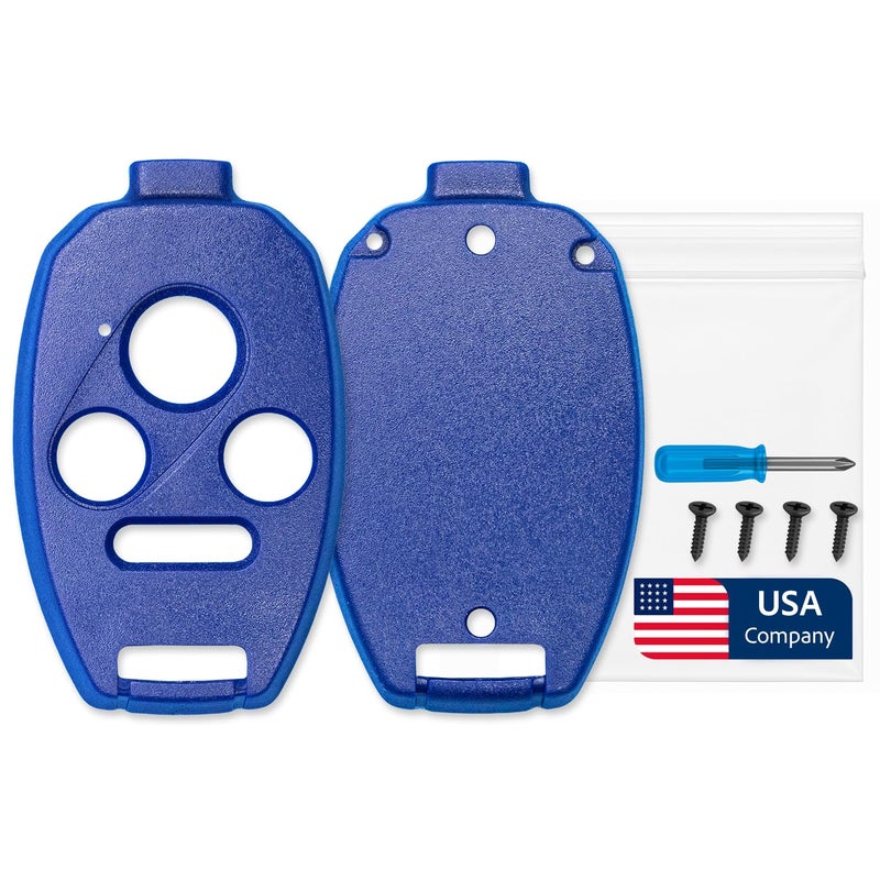 StandardAutoPart USA Grade for Honda Key Fob Shell Tough CrackResistant Durable DIY Installation Fits Accord 20032012 Civic 20062013 CRV 20052006 Pilot 20092015 Fit Ridgeline Blue 4 Button - Image 3