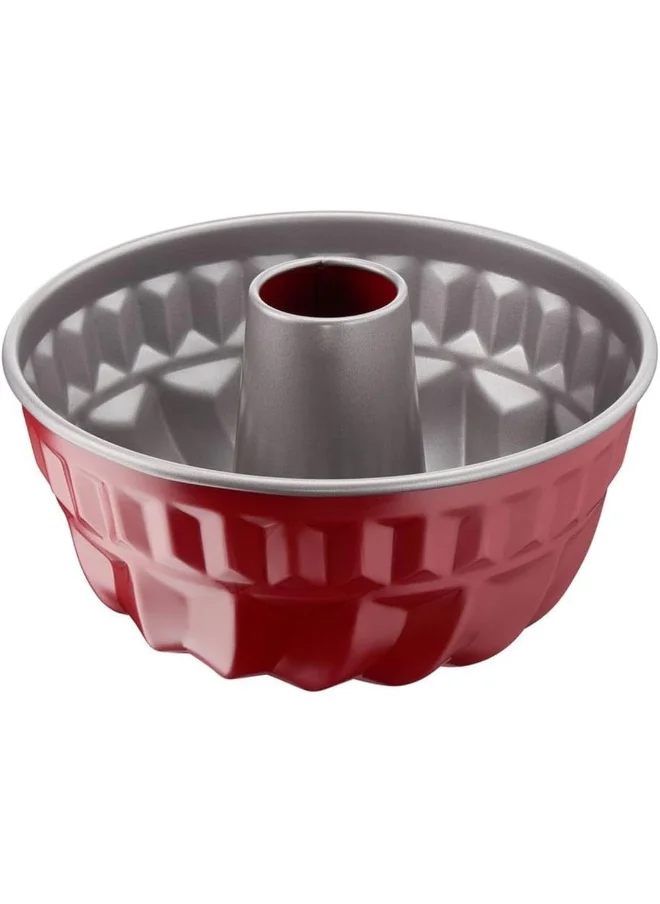 Tefal TEFAL Baking Mold | Delibake Kouglof Mould 22cm | Carbon Steel | RED/GREY | 2 Years Warranty | J1640214