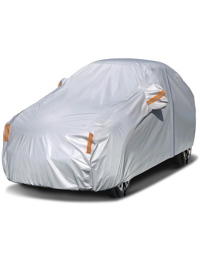 NEVERLAND Sedan Car Cover Waterproof Heavy Duty All Weather Protection Snow Anti-UV Windproof Outdoor Full Car Cover Fit for Automobiles BMW/Mercedes-Benz/Honda (172-183 inch) - Image 1