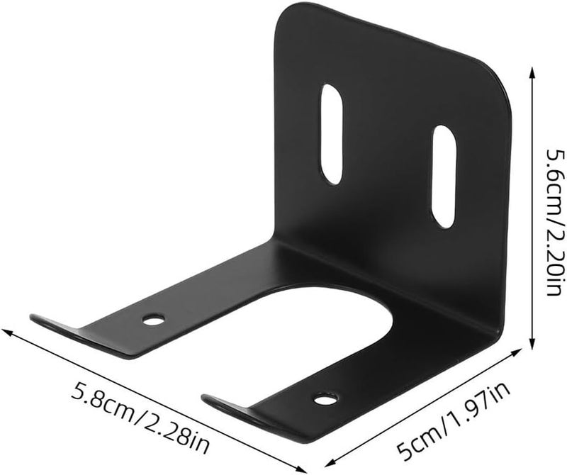2pcs Garage Storage Hangers Heavy Duty Metal Shelf Brackets Wall Mounted Floating Hooks for Garden Tool Organizer Trimmer Holder Shed Storage - Image 2