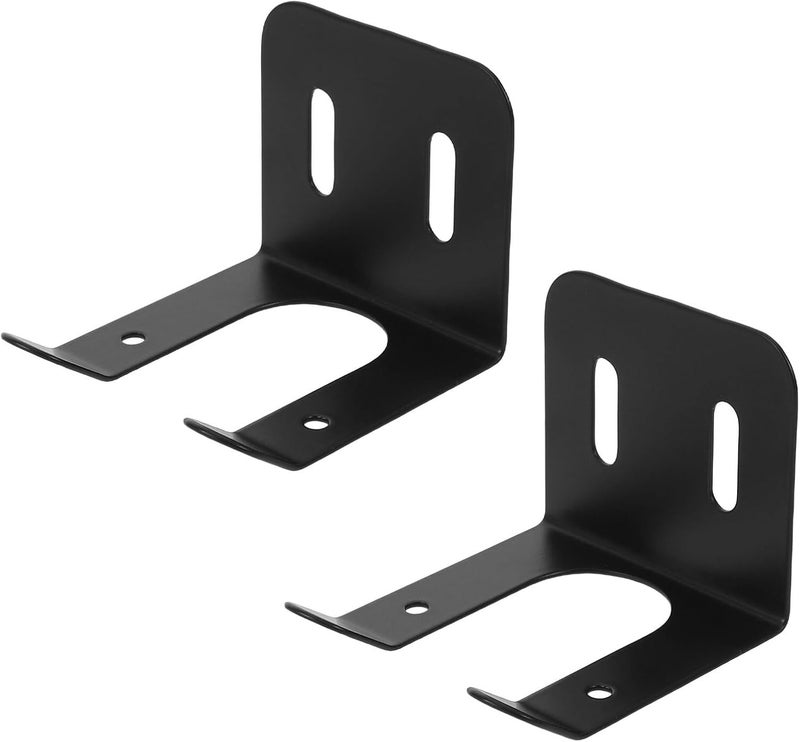 2pcs Garage Storage Hangers Heavy Duty Metal Shelf Brackets Wall Mounted Floating Hooks for Garden Tool Organizer Trimmer Holder Shed Storage - Image 1